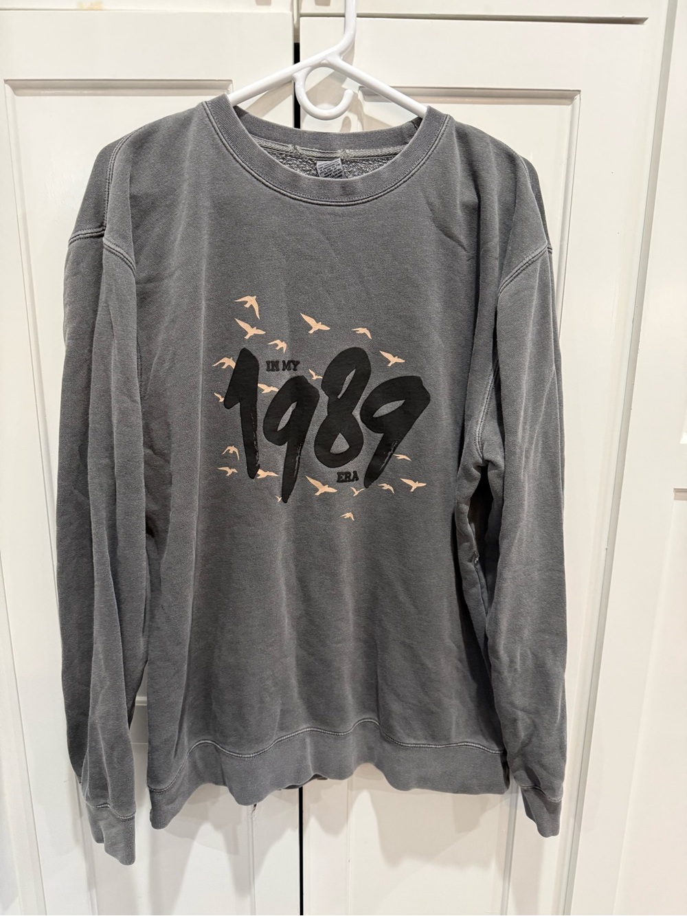 1989 Graphic Crewneck Sweatshirt - Charcoal Gray